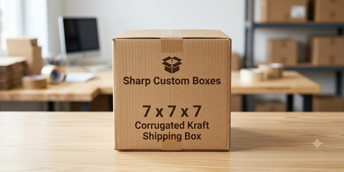 How Do 7×7×7 Corrugated Kraft Shipping Boxes Enhance Product Presentation?