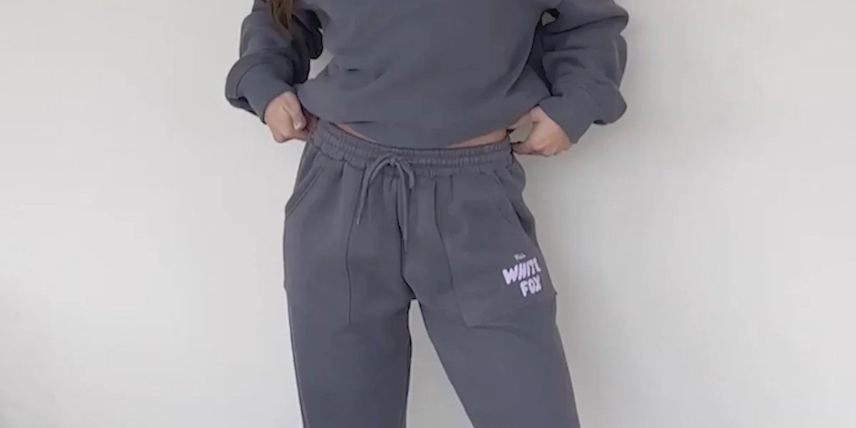 White Fox Hoodie and Joggers Making Casual Wear Look Classy