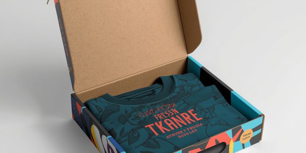 Custom T-shirt boxes for wholesale clothing supply 