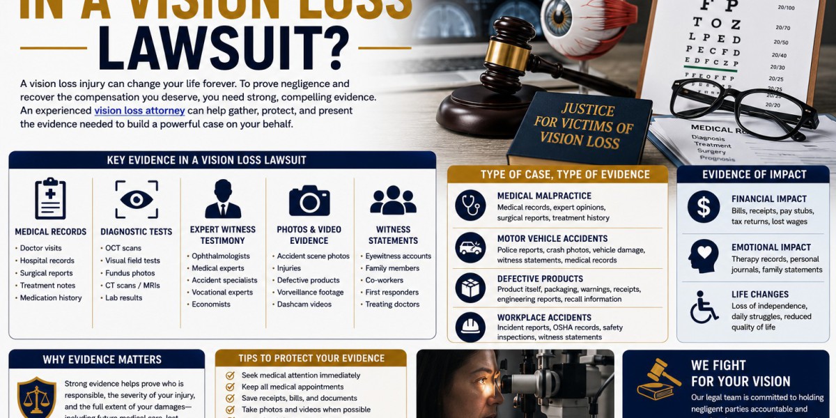 What Evidence Is Needed in a Vision Loss Lawsuit?