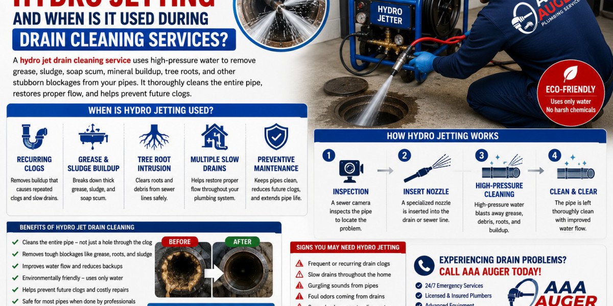 What Is Hydro Jetting and When Is It Used During Drain Cleaning Services?