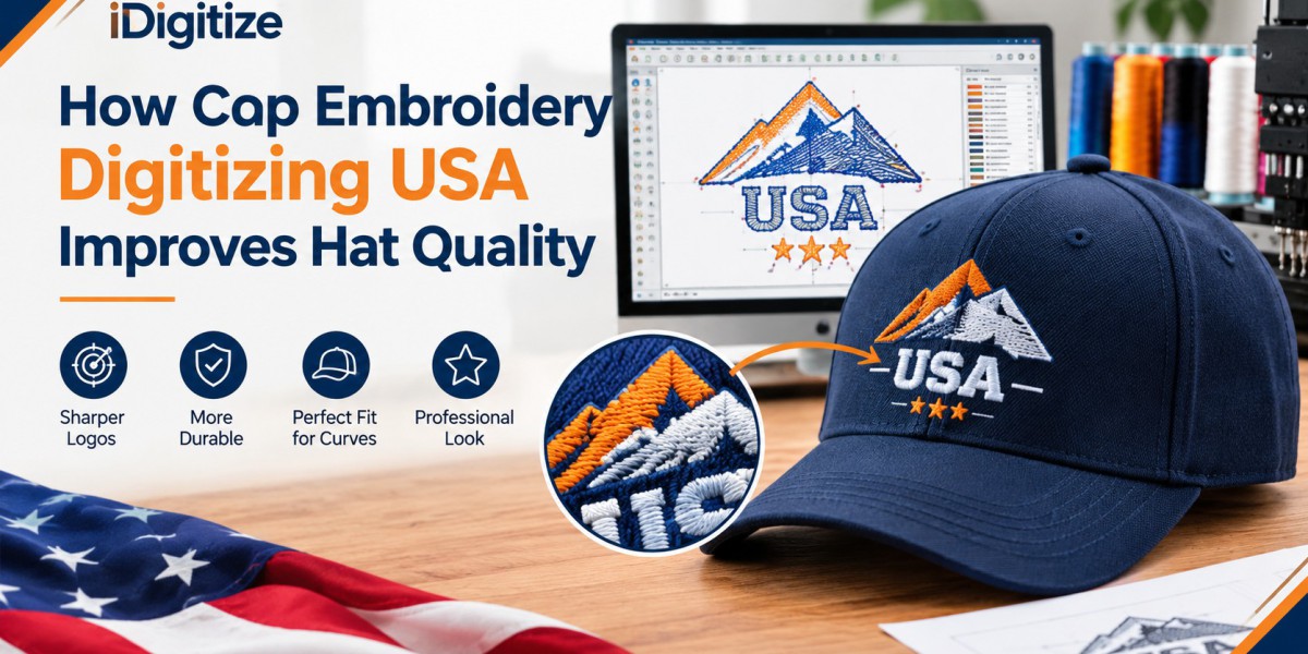How Cap Embroidery Digitizing USA Improves Hat Quality